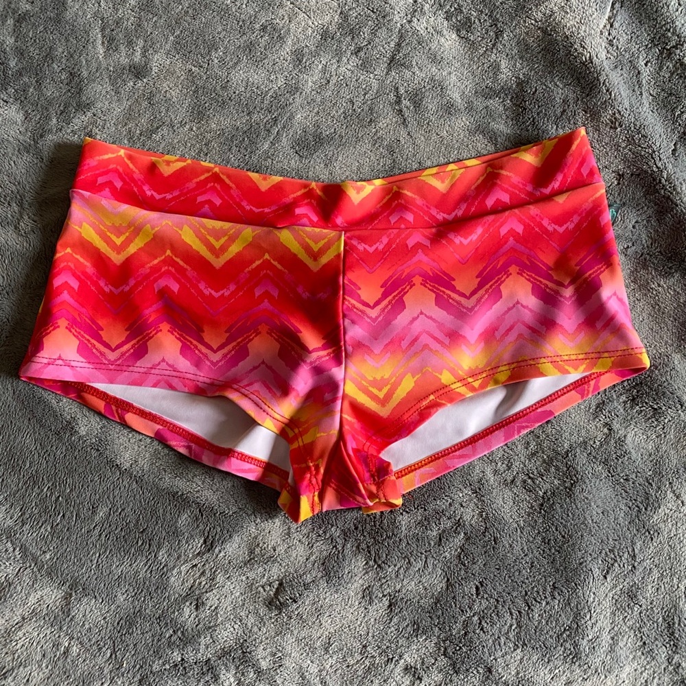 Pink and Orange Pole Dance Shorts